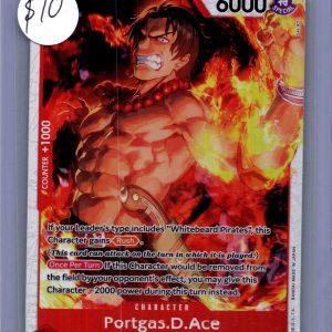 Portgas D Ace ST15-005, One Piece Singles One Piece trading card