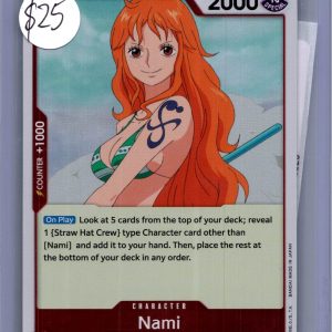 Nami OP01-016 Pre-Errata, One Piece Singles One Piece trading card