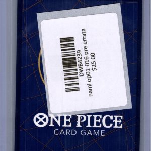 Nami OP01-016 Pre-Errata, One Piece Singles One Piece trading card - alternate view