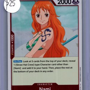 Nami OP01-016 Pre-Errata, One Piece Singles One Piece trading card