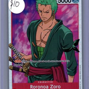 Roronoa Zoro OP01-025, One Piece Singles One Piece trading card
