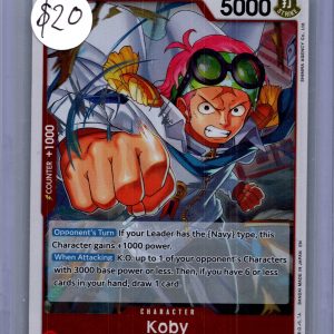 Koby PRB02-001 R, One Piece Singles One Piece trading card
