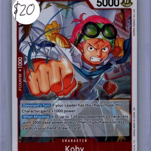 Koby PRB02-001 R, One Piece Singles One Piece trading card