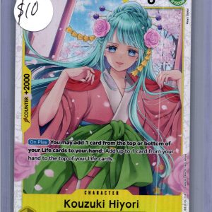 Kouzuki Hiyori OP06-106 SR, One Piece Singles One Piece trading card
