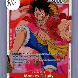 Monkey D Luffy op01-024 SR, One Piece Singles One Piece trading card