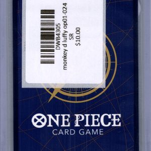 Monkey D Luffy op01-024 SR, One Piece Singles One Piece trading card - alternate view
