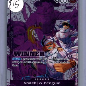Sachi and penguin st10-008 winner, One Piece Singles One Piece trading card