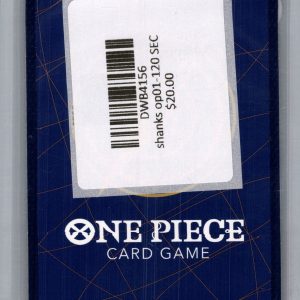 Shanks OP01-120 SEC, One Piece Singles One Piece trading card - alternate view