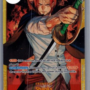 Shanks OP01-120 SEC, One Piece Singles One Piece trading card