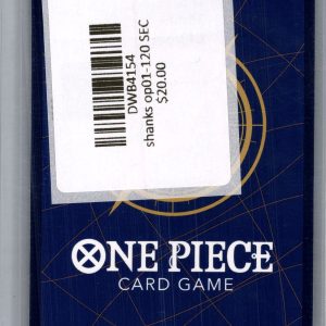 Shanks OP01-120 SEC, One Piece Singles One Piece trading card - alternate view