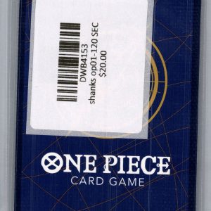 Shanks OP01-120 SEC, One Piece Singles One Piece trading card - alternate view