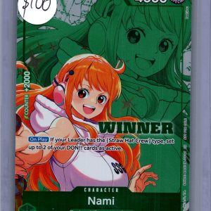 Nami p-102 winner, One Piece Singles One Piece trading card