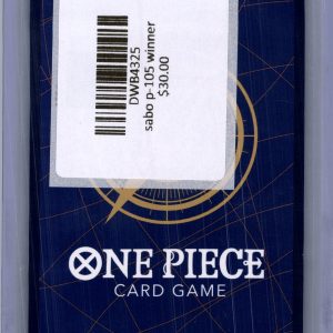 Sabo p-105 winner, One Piece Singles One Piece trading card - alternate view