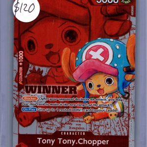 Tony Tony Chopper p-101 winner, One Piece Singles One Piece trading card