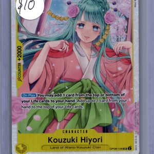 Kouzuki Hiyori OP06-106 SR, One Piece Singles One Piece trading card