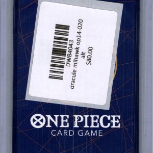 Dracule Mihawk OP14-020 alt, One Piece Singles One Piece trading card - alternate view