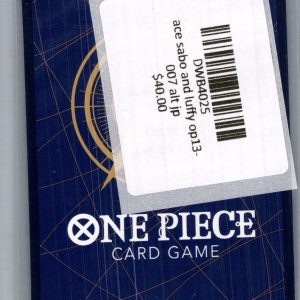 Ace Sabo and Luffy OP13-007 Alt JP, One Piece Japanese Singles One Piece trading card - alternate view