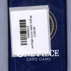 Portage D Ace EB02-028 SP jp, One Piece Singles One Piece trading card - alternate view