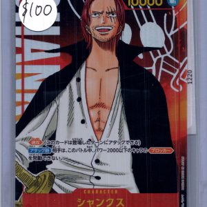 Shanks OP01-120 Parallel, One Piece Japanese Singles One Piece trading card