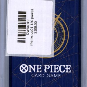 Shanks OP01-120 Parallel, One Piece Japanese Singles One Piece trading card - alternate view