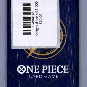 Portgas D Ace ST15-005, One Piece Singles One Piece trading card - alternate view