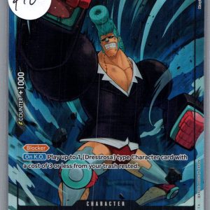 Franky OP10-090 R alt art, One Piece Singles One Piece trading card