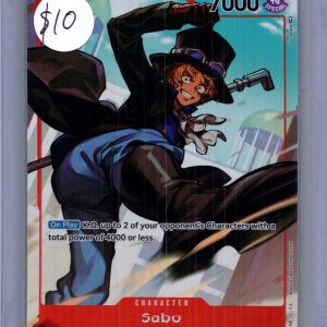 Sabo OP05-007 SR alt art, One Piece Singles One Piece trading card