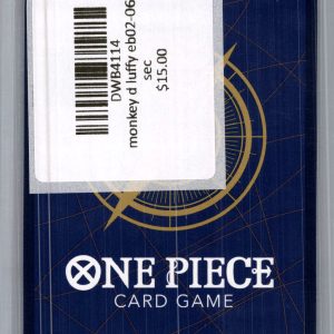 Monkey D Luffy EB02-061 sec, One Piece Singles One Piece trading card - alternate view