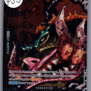 St Topman Warcury OP13-089 alt, One Piece Singles One Piece trading card