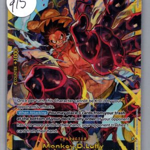 Monkey D Luffy OP10-118 sec, One Piece Singles One Piece trading card