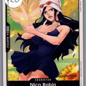 Nico Robin OP10-089 release event, One Piece Singles One Piece trading card