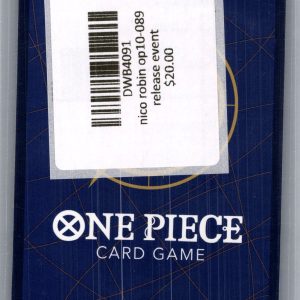 Nico Robin OP10-089 release event, One Piece Singles One Piece trading card - alternate view