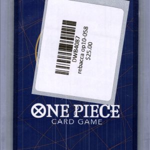 Rebacca OP10-058, One Piece Singles One Piece trading card - alternate view