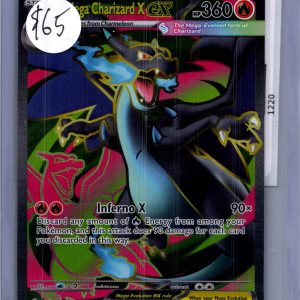 Mega Charizard X ex 109/094, Phantasmal Flames Pokemon card