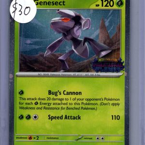 Genesect 008/094 stamped, Promo Pokemon card