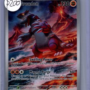Groudon 199/182, Paradox Rift Pokemon card