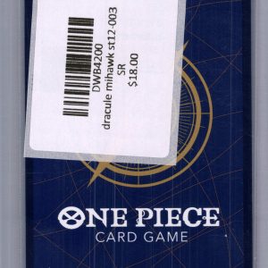 Dracule Mihawk ST12-003 SR, One Piece Singles One Piece trading card - alternate view