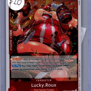 Lucky Roux prb02-003 R, One Piece Singles One Piece trading card
