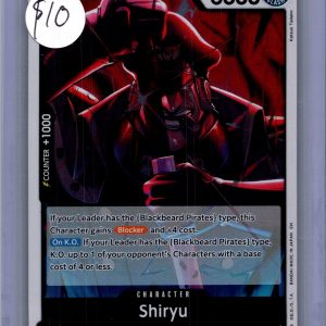 Shiryu PRB02-015 R, One Piece Singles One Piece trading card