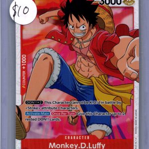 Monkey D Luffy OP01-024 SR, One Piece Singles One Piece trading card