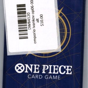 Emporio Ivankov OP06-003 alt, One Piece Japanese Singles One Piece trading card - alternate view
