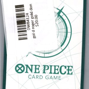 Gol D Roger Gold Don, One Piece Singles One Piece trading card - alternate view