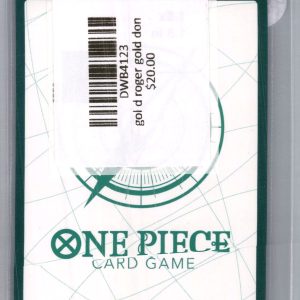 Gol D Roger Gold Don, One Piece Singles One Piece trading card - alternate view