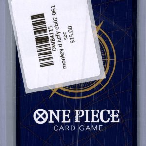 Monkey D Luffy EB02-061 sec, One Piece Singles One Piece trading card - alternate view
