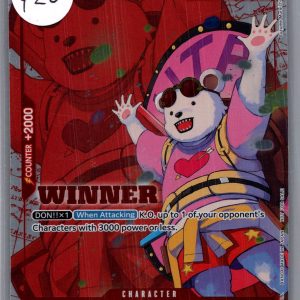 Bepo P-019 winner, One Piece Singles One Piece trading card