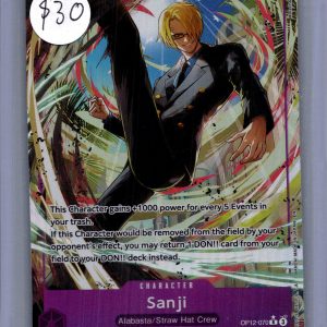 Sanji OP12-070 alt, One Piece Singles One Piece trading card