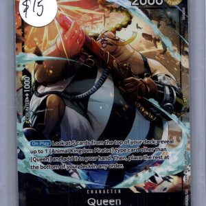 Queen OP08-080 R alt art, One Piece Singles One Piece trading card