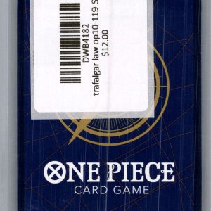 Trafalgar Law OP10-119 SEC, One Piece Singles One Piece trading card - alternate view
