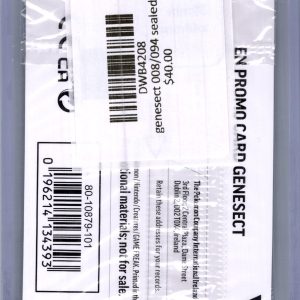 Genesect 008/094 sealed, Promo Pokemon card - alternate view