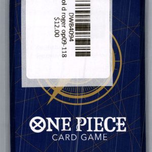 Gol D Roger OP09-118, One Piece Japanese Singles One Piece trading card - alternate view